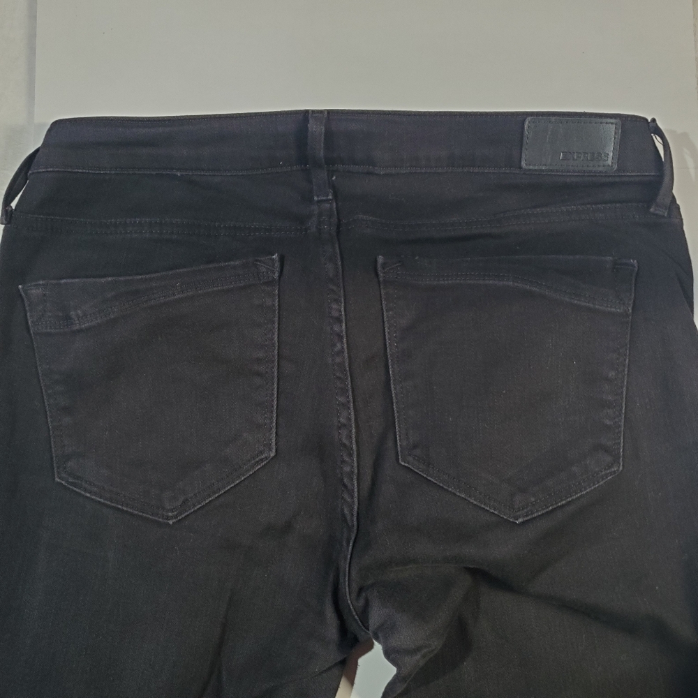 Express Mid-Rise Black Leggings - Picture 6 of 8